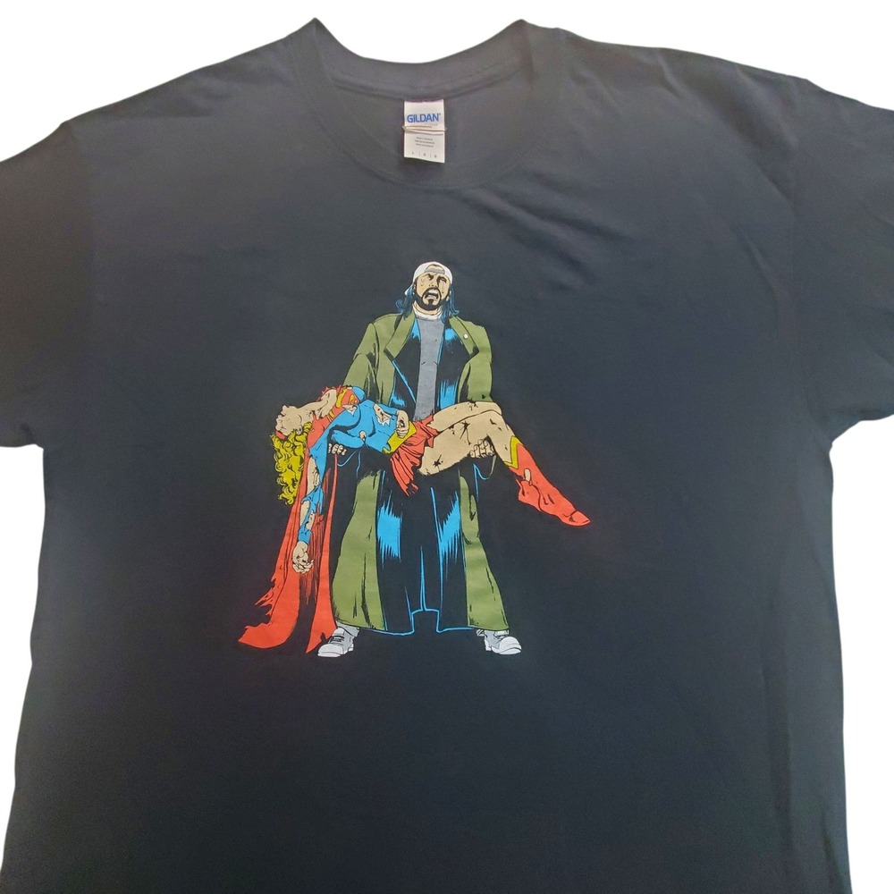 Supergirl Kevin Smith T-Shirt Crew Merch Mens Large Comic Graphic Tee Rare Hero
